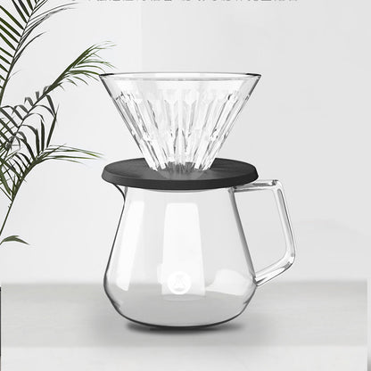 Phễu lọc cà phê thủy tinh Timemore V60 Crystal Eye Dripper